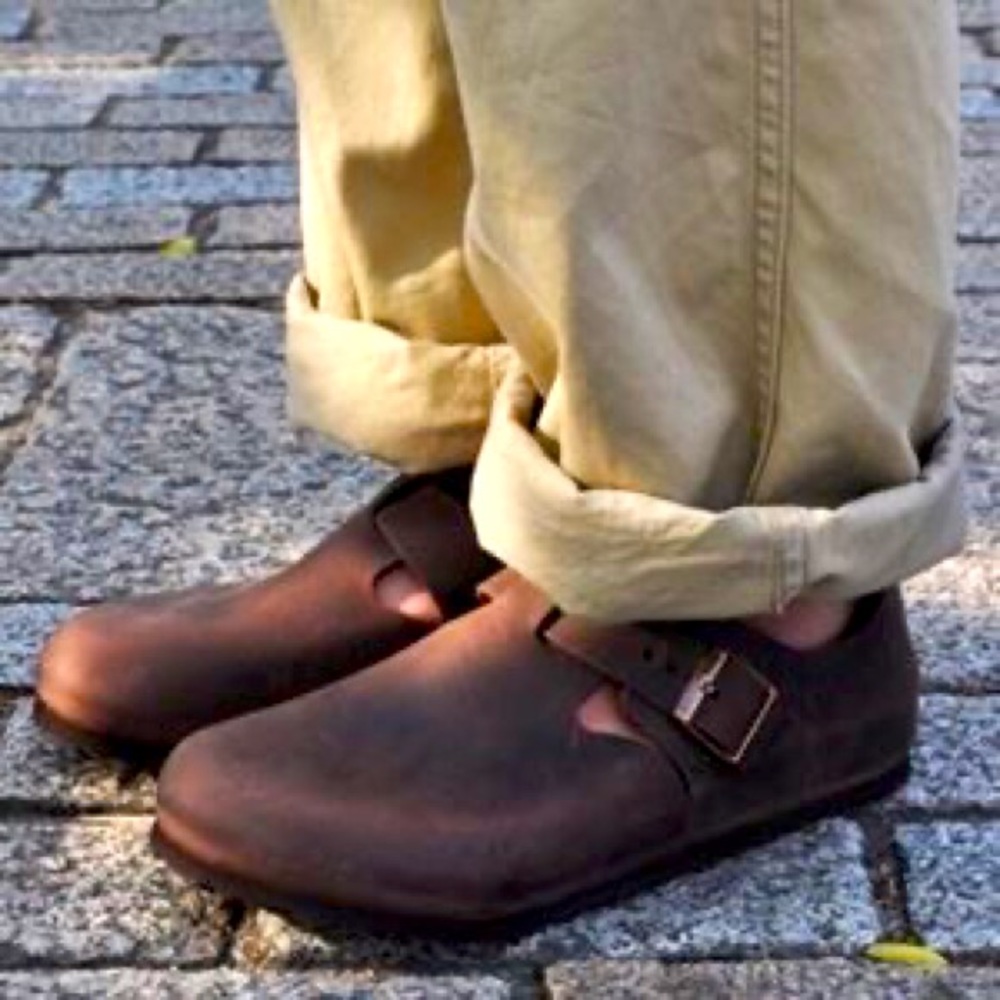 London Habana Birkenstock Oiled Leather 40/9 EUC